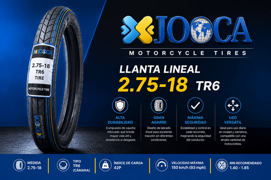 LLANTA MARCA JOOCA 2.75-18 TR6